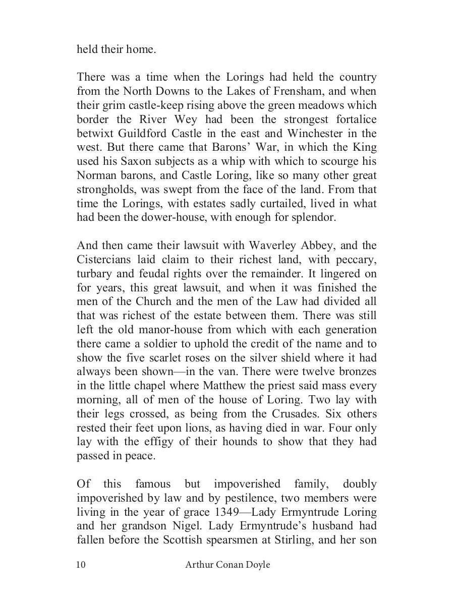 Sir Nigel = Сэр Найджел Лоринг: роман на англ.яз. Doyle A.C.