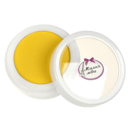 Cosmétique ДЛЯ ДЕВОЧЕК pour cheveux doux dans le temps Со спонжем, 3 г,желтый МИЛАЯ ЛЕДИ в kor.6*24шт