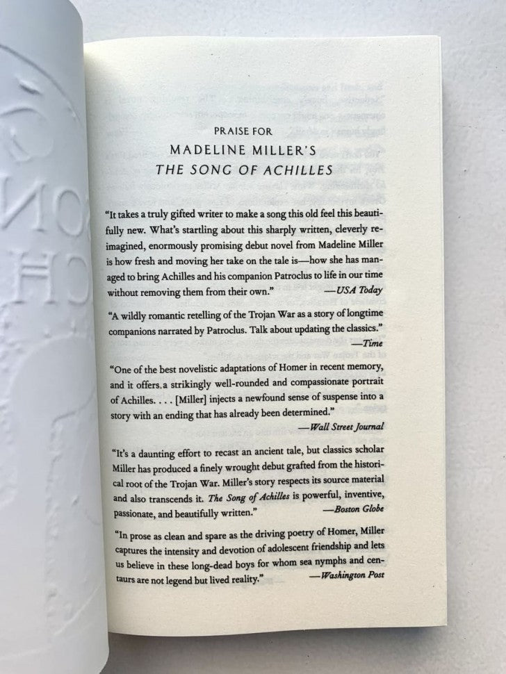 The Song Of Achilles (Песнь Ахилла)