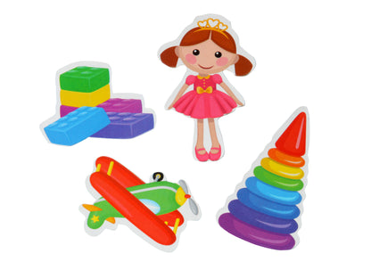 Игра магнитная "Игрушки". Серия Магнитные истории (европодвес, 4х20шт)
