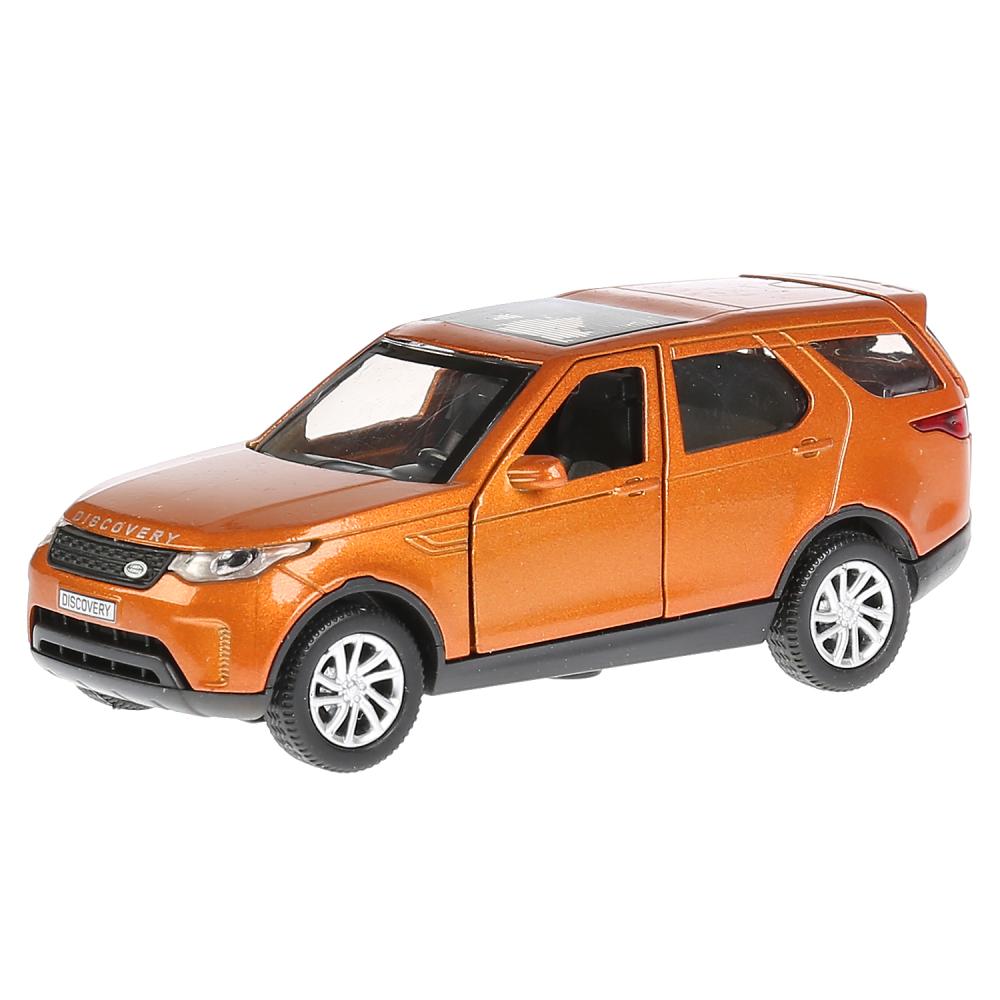 Machine en métal LAND ROVER DISCOVERY 12 cm, ouverte. двери, инерц, золотой,в кор. Parc technologique dans le cor.2*36шт