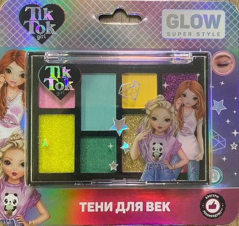 Косметика ДЛЯ ДЕВОЧЕК тени для век,7 г. TIK TOK GIRL en cor.30*12шт