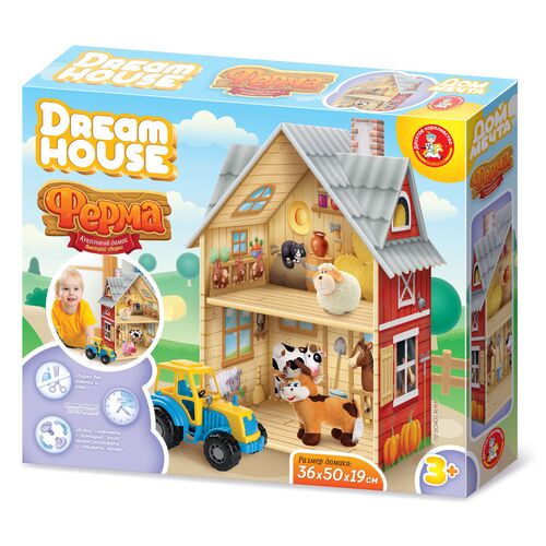 Домик кукольный быстрой сборки DREAM HOUSE "Ферма"