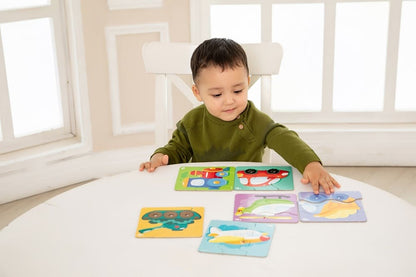 Пазлы макси ЗИГЗАГ "Транспорт" 18 элементов BABY TOYS