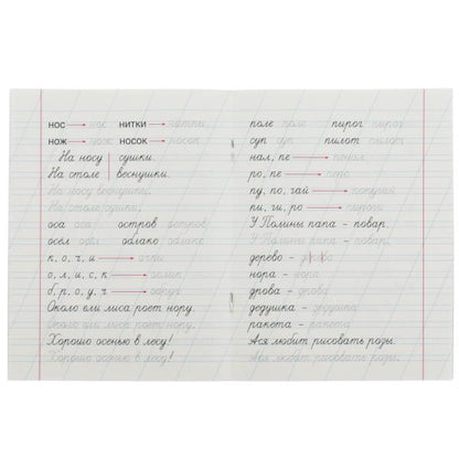 Прописи для дошкольников. Читающих детей. M. A. Joukova. 160х210мм. Скрепка. 16 pièces. Умка в кор.50шт