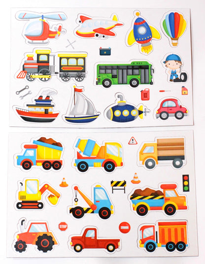 Магниты "Транспорт". Серия Магнитные истории (европодвес)