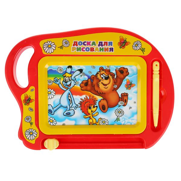 Доска для рисования Трям! Здравствуйте! ч/б. magn. carte, 24*17 cm "Играем вместе" dans кор.3*48шт