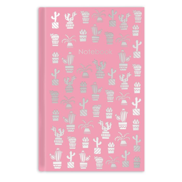 Записная книжка 96л,А6+,СЕРЕБРЯНЫЕ КАКТУСЫ,47888