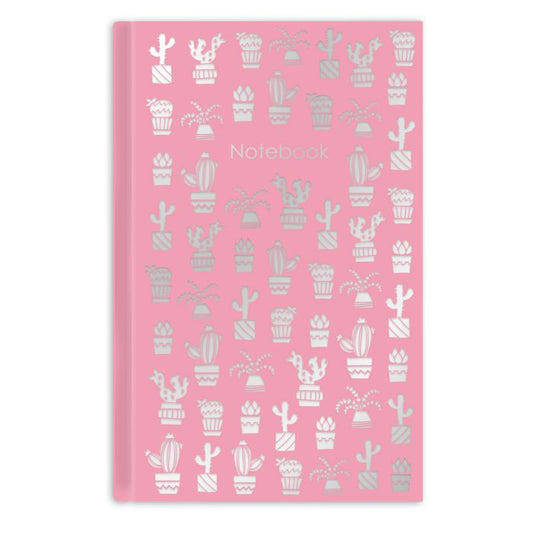 Записная книжка 96л,А6+,СЕРЕБРЯНЫЕ КАКТУСЫ,47888