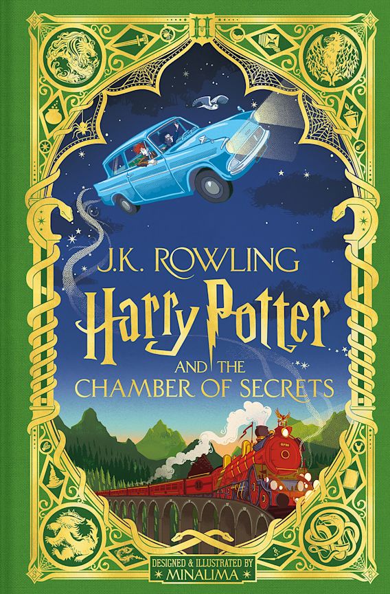 Harry Potter and the Chamber of Secrets: Minalima Edition (J.K. Rowling) Гарри Поттер и Тайная комната Миналима / Книги на английском языке