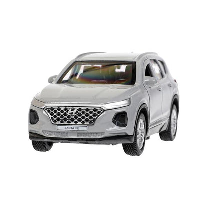 Machine en métal HYUNDAI SANTAFE 12 cm, double, bagage, inerte, temps série, cor. Parc technologique dans le cor.2*36шт
