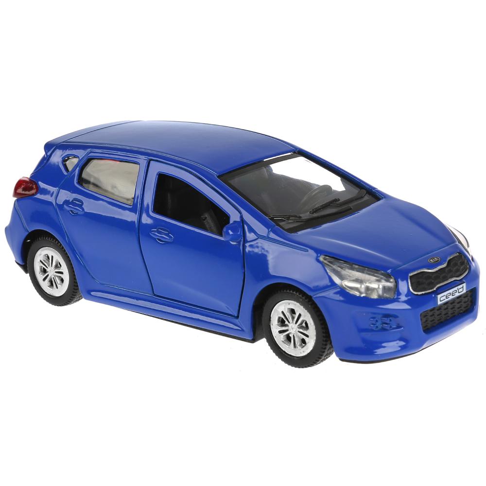 CEED-BU 273057 Machine métallique "KIA CEED" 12 cm, ouverte. двери, инерц., синий в кор. Технопарк в кор.