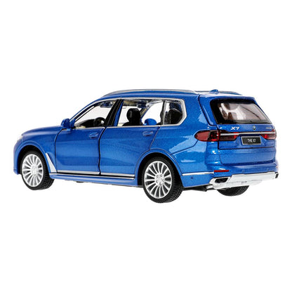Machine en métal pour BMW x7, 14,8 cm, capot, bagage, double, inertie, parc technologique en cor.2*24