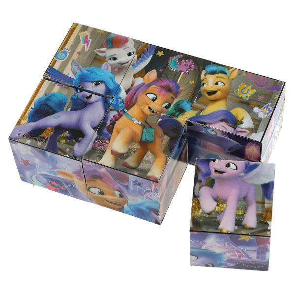 Набор кубиков "my little pony" 6шт. МОЙ МАЛЕНЬКИЙ ПОНИ настольные игры "УМНЫЕ ИГРЫ" в кор.54наб
