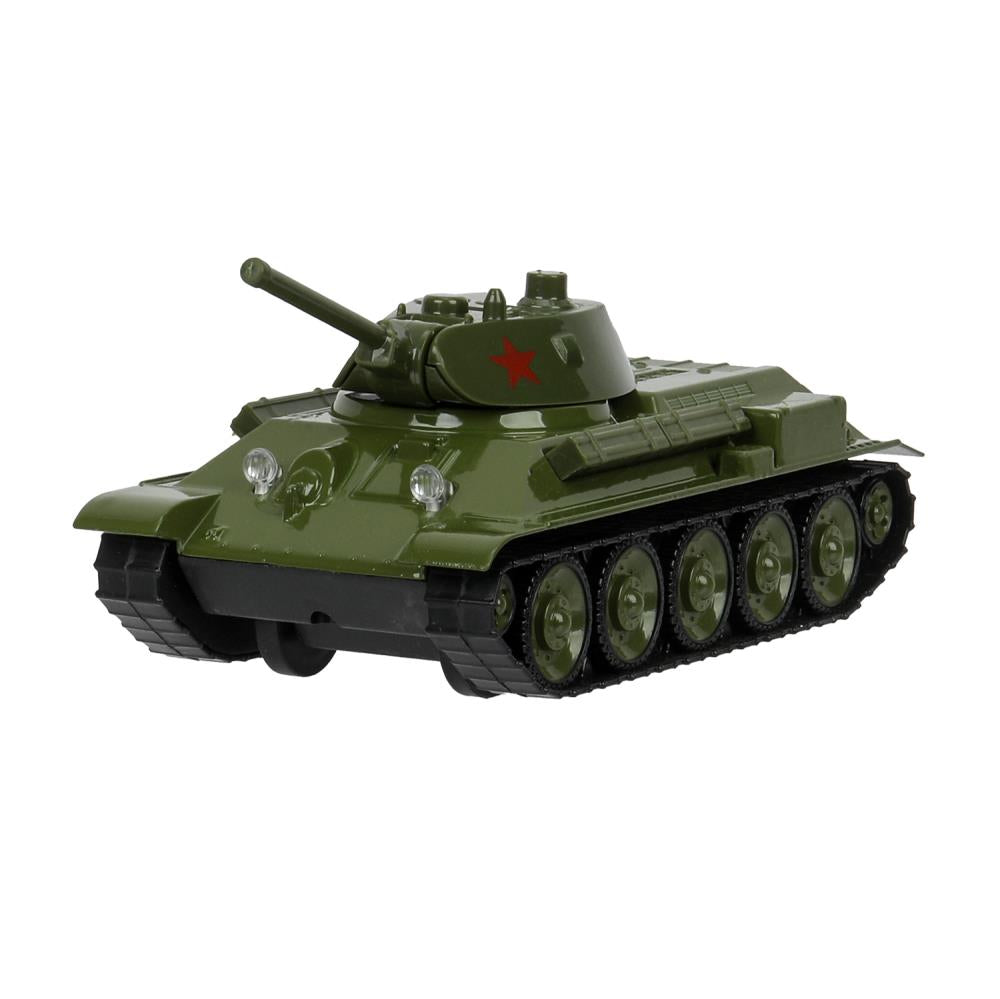 Machine en métal УРАЛВАГОНЗАВОД Т-90 ТАНК т-34 12 см,зеленый,звезда, кор. Parc technologique dans le cor.2*32шт