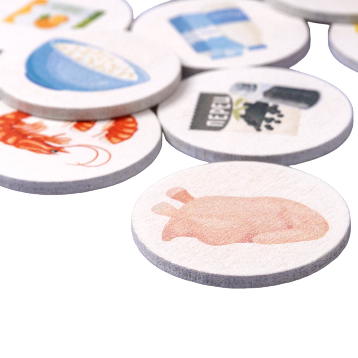 Лото с деревянными фишками "В магазин за продуктами" Baby Toys