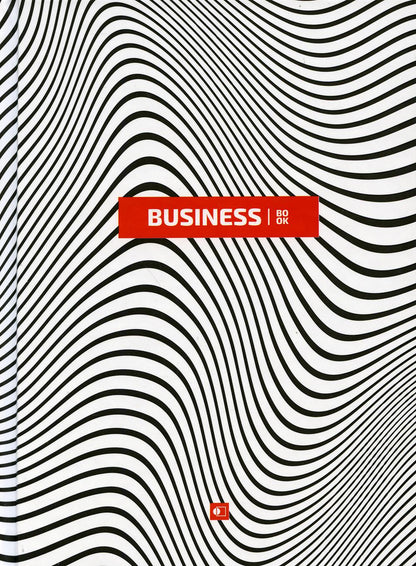 Бизнес-Блокнот " Зебра" белый / "Strips", two (А5, 192 стр., клетка)