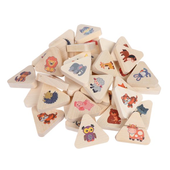 Игра деревянная 3D Мемори "Зверюшки"