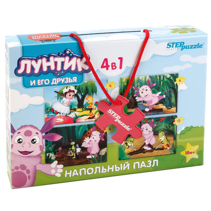 Étape. Напольный пазл-mosaiка art.70153 средний "Лунтик" (Мельница)