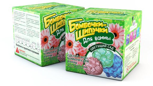 БОМБОЧКИ-ШИПУЧКИ "ЦВЕТУЩИЙ САД" НАБОР ДЛЯ ПРОВЕДЕНИЯ ЭКСПЕРИМЕНТОВ в кор.12шт