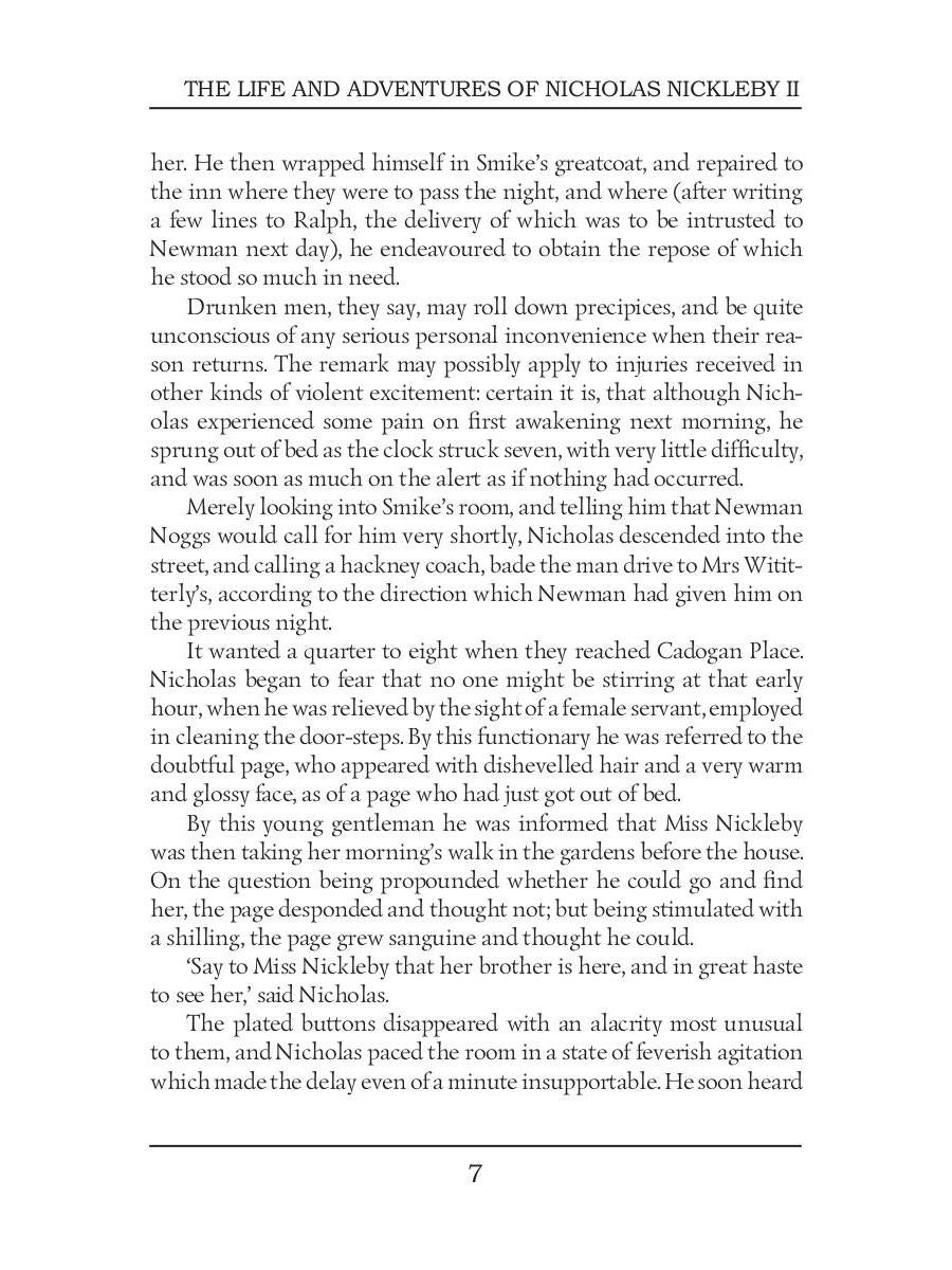 The Life and Adventures of Nicholas Nickleby 2 = Жизнь и приключения Николоса Никлеби 2. Т. 8: на англ.яз