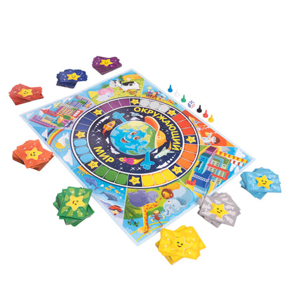 ИГРА НАСТОЛЬНАЯ "ВИКТОРИНА ПЕРВОКЛАССНИКА. ОКРУЖАЮЩИЙ МИР" в кор.10шт