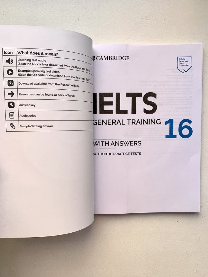 IELTS Cambridge 16 (Général) + DVD