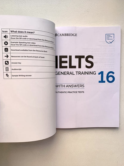 IELTS Cambridge 16 (Général) + DVD