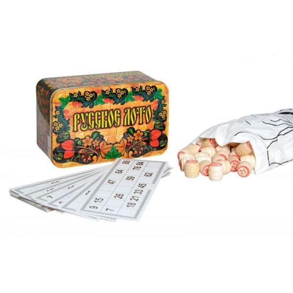 Русское лото в жестяной коробке арт.7931 (Нескучные игры) /16