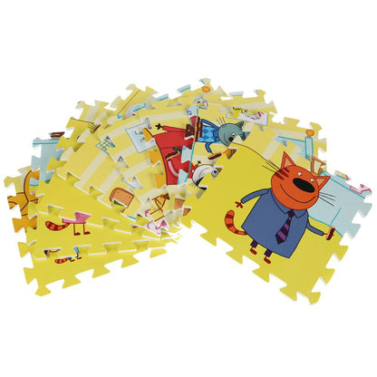 Paquet de 8 segments, 31,5*31,5 cm dans un paquet. (русс. уп.) "Играем вместе" в кор.12шт