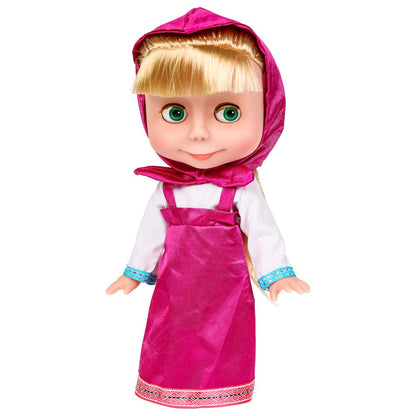 Kukle Masha et Medved Masha 25 cm, juste, plat dans le jardin, cor.