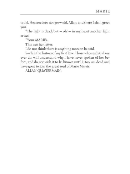 Marie = Мари: на англ.яз. Haggard H.R.