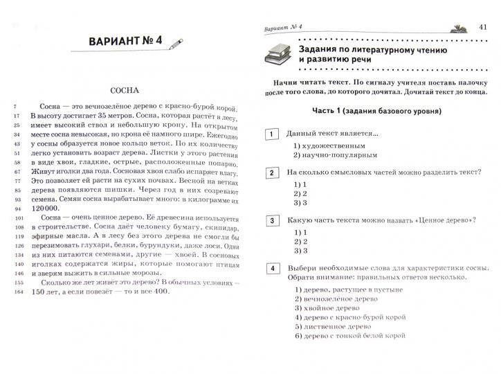 Il s'agit de tests intégrés. Русский язык, литературное чтение, математика, окружающий мир. Classe 4ème. Article 3-е. НОВИНКА