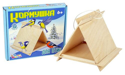 КОРМУШКА ДЛЯ ПТИЦ (ЗИМНИЙ РИСУНОК) dans le cor.14шт