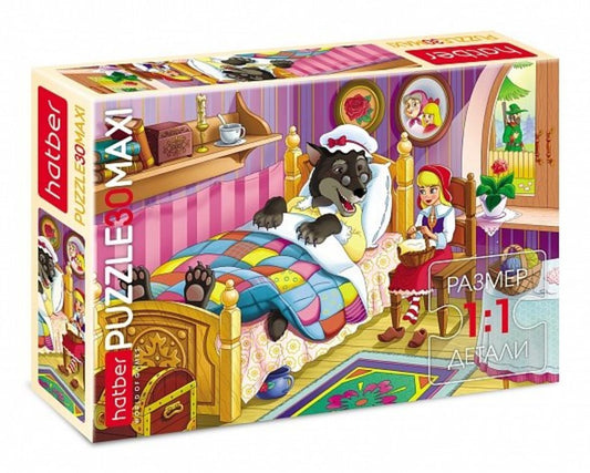 Hatber Puzzle-30 MAXI Красная шапочка,30ПЗ4_20764