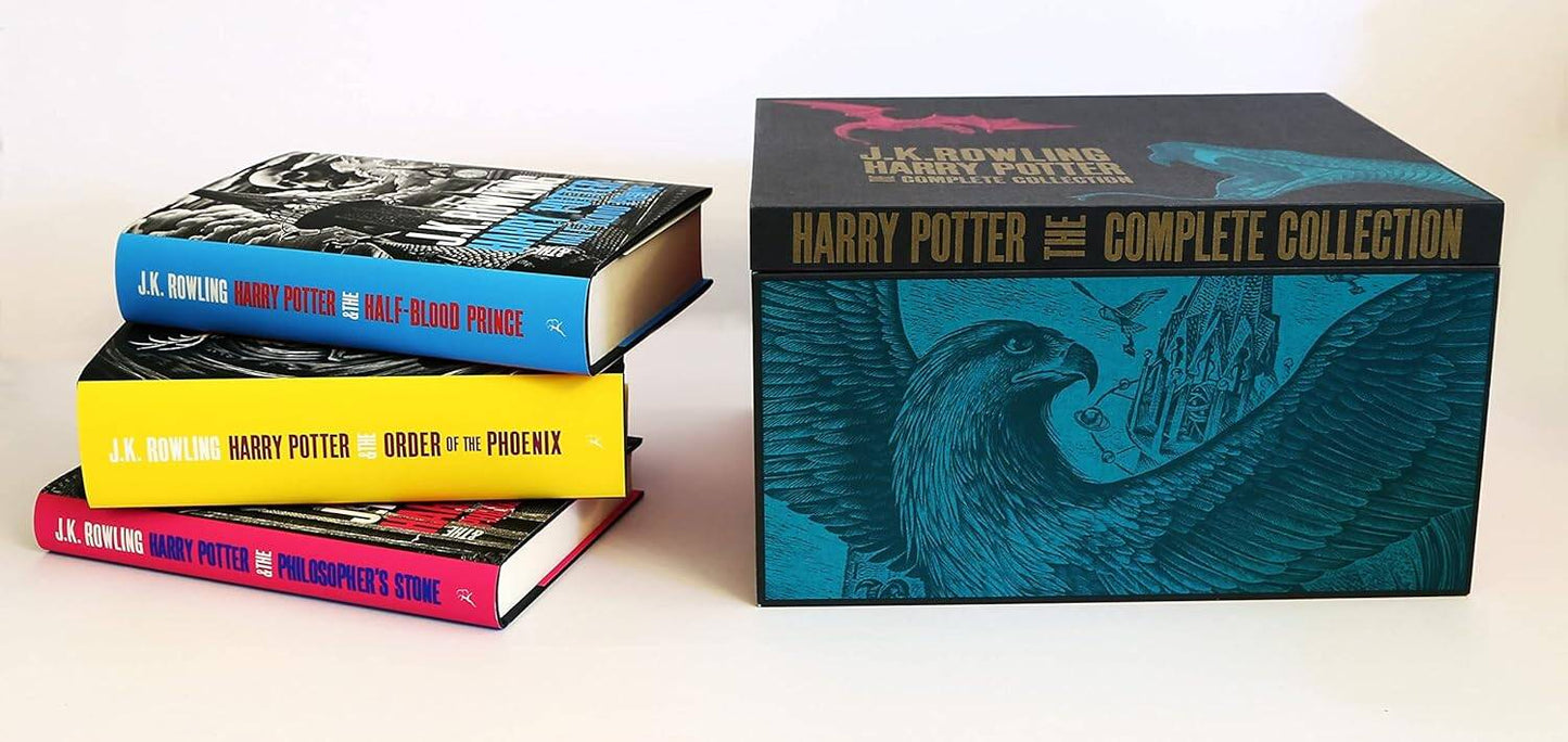 Harry Potter Adult Hardback Box Set (J.K. Rowling) Гарри Поттер Бокс - сет для взрослых в твердом переплете (Дж К Роулинг)/ Книги на английском языке