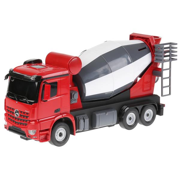 Машина р/у Mercedes-benz бетономешалка 1:24, со светом, цвет в ассорт. в кор. Rastar в кор.4шт