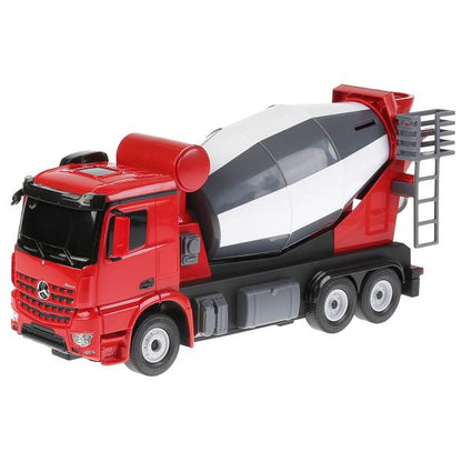 Машина р/у Mercedes-benz бетономешалка 1:24, со светом, цвет в ассорт. в кор. Rastar в кор.4шт