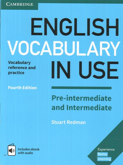 Vocabulaire anglais en usage pré-intermédiaire et intermédiaire, livre avec réponses et livre électronique amélioré