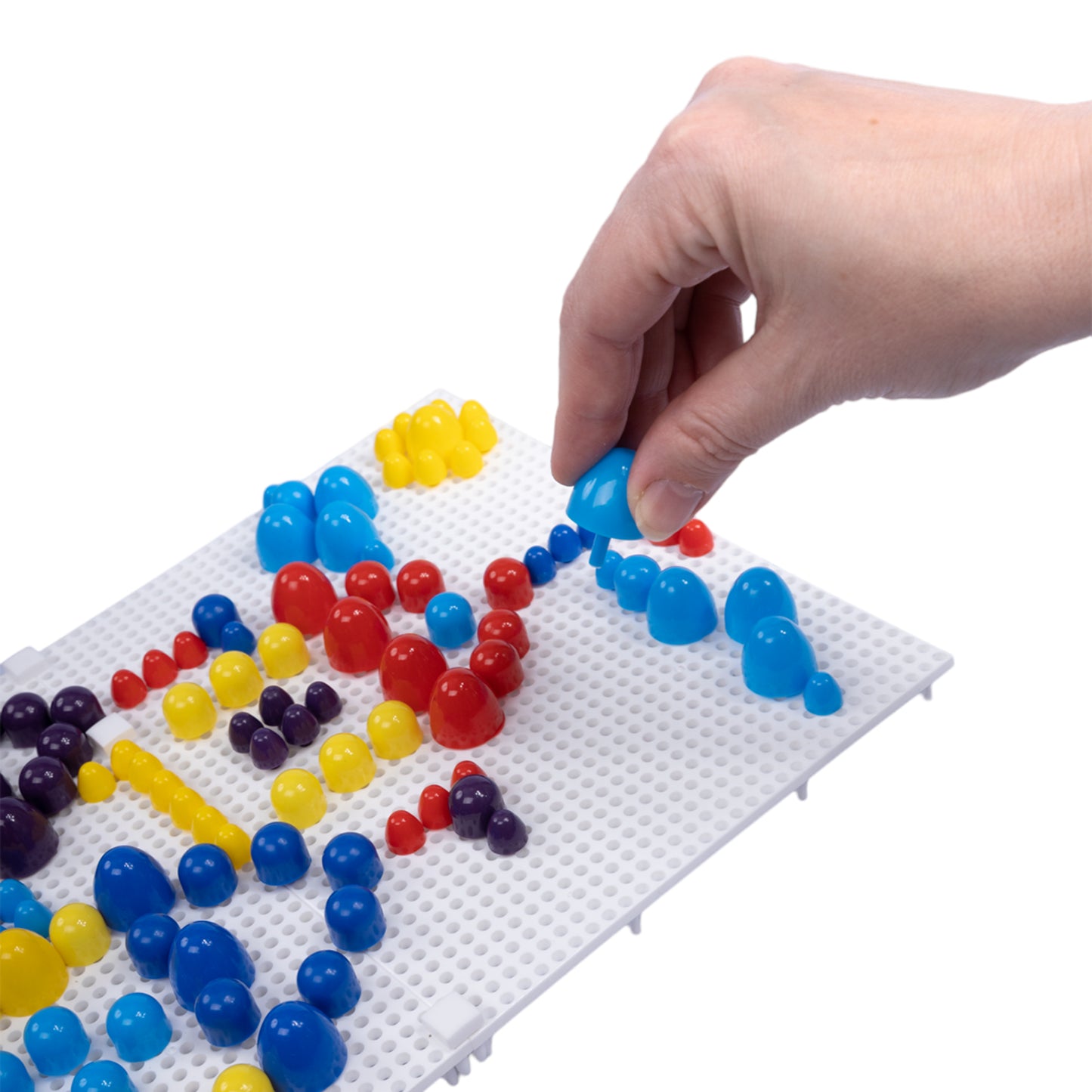 Мозаика комбинированная. 270 фишек, 6 цветов, 2 поля (10мм, 15мм, 20мм)