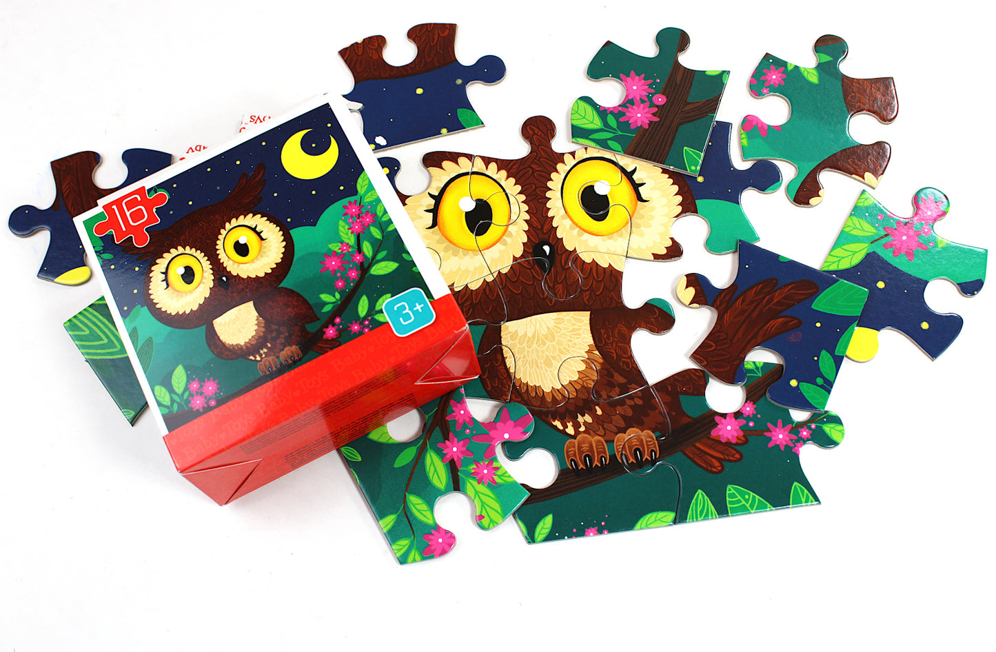 Пазл First Puzzle "Совенок" (16 эл) Baby Toys