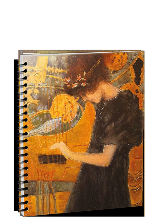 Скетчбук 100л,А5,спир,Климт. Музыка,6325