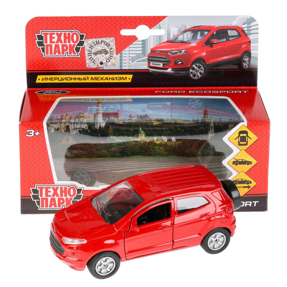 Véhicule en métal FORD Ecosport gros 12 cm, ouvert. двери, инерц. dans le cor. Parc technologique en cor.2*24шт