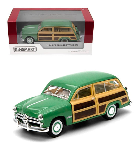 Kinsmart. Модель арт.KT5402/1 "Ford Woody Wagen 1949" 1:40 (зеленая) инерц.