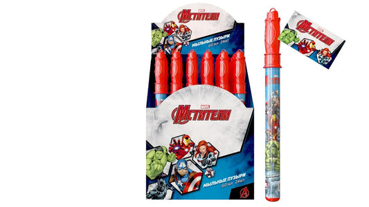 Мыльные пузыри арт.Т17293 "Мстители" колба в термоплёнке, 60 мл