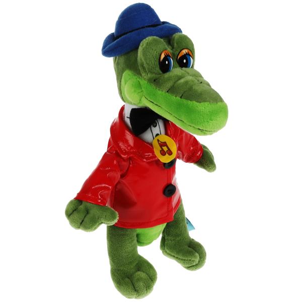 Игрушка мягкая СОЮЗМУЛЬТФИЛЬМ Crocodile Gene 21 cm, musique. puce, dans un paquet. МУЛЬТИ-ПУЛЬТИ в кор.24шт