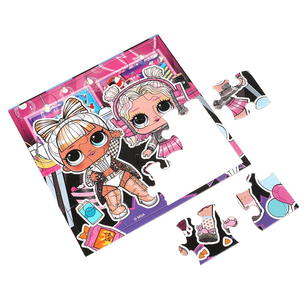 LOL Passes en corbeille, en 4 en 1 : 9, 16, 25, 36 détails. 175х175х50 mm. Умные игры в кор.20шт