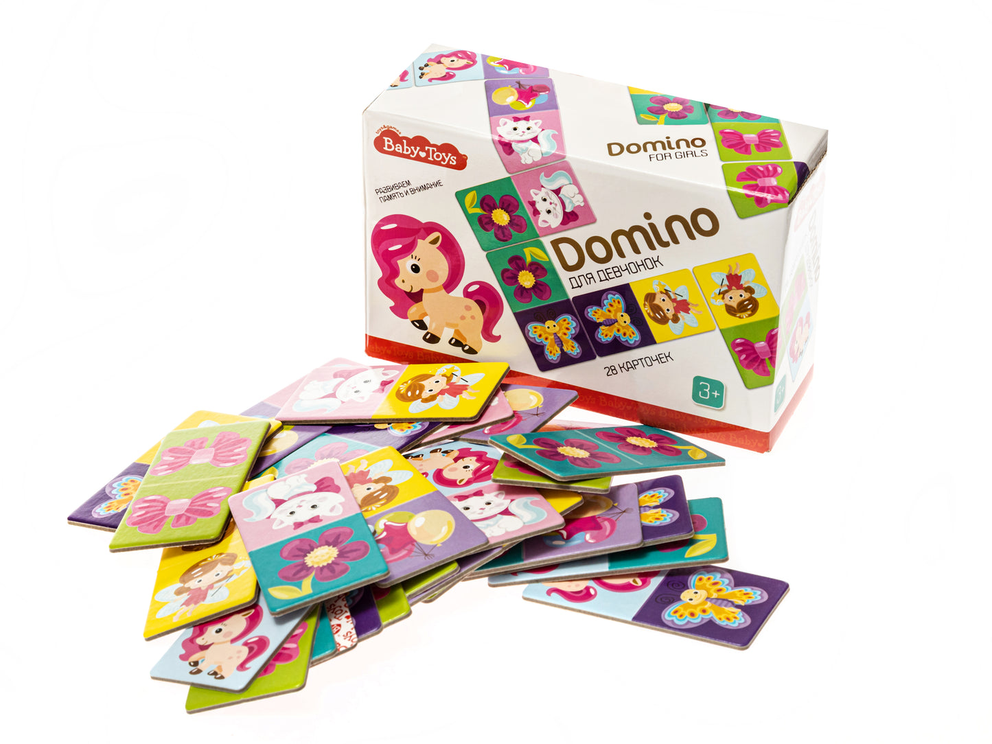 Домино "Для девчонок" Baby Toys