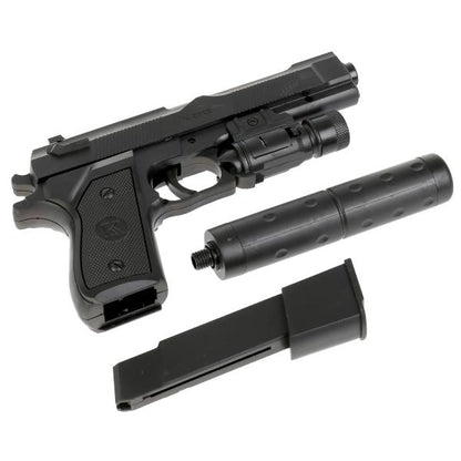 Le pistolet (p) avec le téléphone, avec les écouteurs, avec les pistolets K2012 dans le paquet. dans le cor.2*60шт
