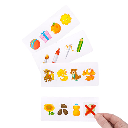 Игра развивающая Логические задачи "Что лишнее" 1, серия Учись, играя